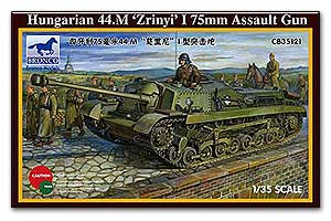 [사전 예약] CB35121 1/35 44.M Zrinyi I 75mm Assault Gun 