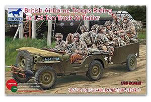 [사전 예약] CB35169 1/35 Bristish Airborne Troops Riding in 1/4 ton Truck and Trailer 