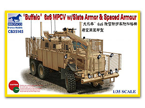 [사전 예약] CB35145 1/35 Buffalo 6x6 MPCV w/Slate Armour & Spaced Armour 