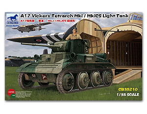 [사전 예약] CB35210 1/35 A17 Vickers Tetrarch Mk1 / MkICS Light Tank 
