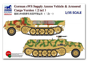 [사전 예약] CB35214 1/35 German SWS Supply Ammo Vehicle & Armored Cargo Version (2 in 1) 