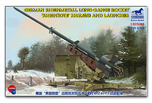 [사전 예약] CB35048 1/35 German Rheinmetall Long-Range Rocket ('Rheinbote' RH.Z.61/9) and Launcher 