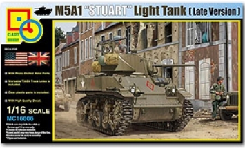 [사전 예약] MC16006 1/16 M5A1 "Stuart" Light Tank (late version)