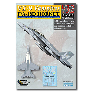 [사전 예약] DXM11-3115 1/32 USN F/A-18D Hornet VX-9 Vampires 
