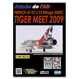 DXM71-4230 1/48 French AF Mirage 2000C EC1/12 Tigermeet 2009 
