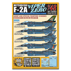 [사전 예약] DXM01-4242 1/48 JASDF F-2A Viper Zero 6SQ Special Schemes 