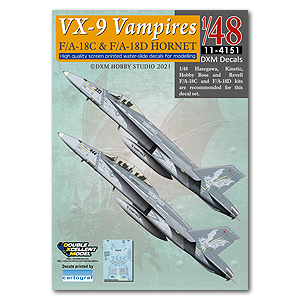 DXM11-4151 1/48 USN/USMC F/A-18C/D VX-9 Vampire 