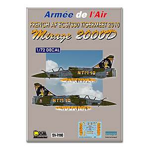 [사전 예약] DXM51-7110 1/72 French AF M2000D EC5/330 Tigermeet 2010 