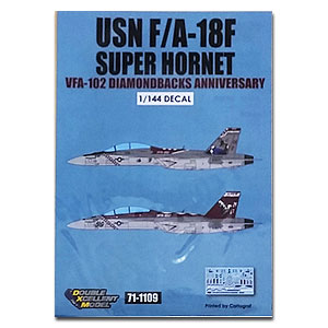 DXM71-1109 1/144 USN F-18F VFA-102 Diamondbacks 