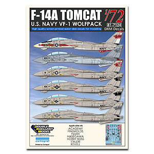 [사전 예약] DXM81-7124 1/72 USN F-14A Tomcat VF-1 "Wolfpack" 