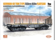 [사전 예약] 	TK3504C 1/35 German 48T Type Sskra Koln Flatcar