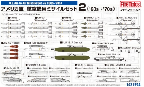 [사전 예약] FNMFP44 1/72 US Army Aircraft Missile Set 2 ('60s-'70s)