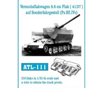 [사전 예약] ATL-111 1/35 Versuchsfakwagen 8.8 cm Flak (41/37) auf Sonderfahrgestell (Pz.Sfl.IVc)