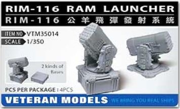 VTM35014 1/350 RIM-116 RAM Launcher