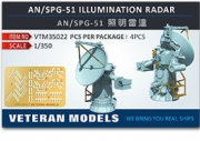 [사전 예약] VTM35022 1/350 AN/SPG-51 ILLUMINATORS