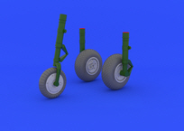 632031 1/32 Me 262 wheels 1/32 TRUMPETER