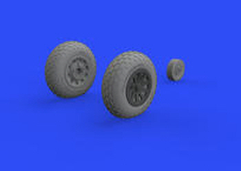 648503 1/48 P-51D wheels oval tread 1/48 EDUARD