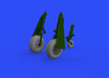 648505 1/48 P-51D wheels block tread 1/48 EDUARD