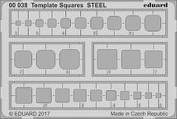 00038 Template Squares STEEL