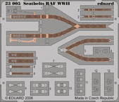 23005 1/24 Seatbelts RAF WWII 1/24