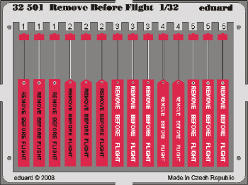 32501 1/32 Remove Before Flight