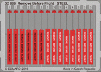 32886 1/32 Remove Before Flight STEEL