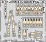 32939 1/32 Lancaster B Mk.I seatbelts STEEL 1/32 HKM