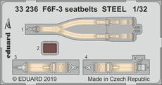 33236 1/32 F6F-3 seatbelts STEEL 1/32 TRUMPETER
