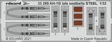 [사전 예약] 33289 1/32 AH-1G late seatbelts STEEL 1/32 ICM
