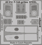[사전 예약] 48914 1/48 F-14A grilles STEEL TAMIYA