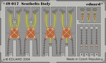 49017 1/48 Seatbelts Italy