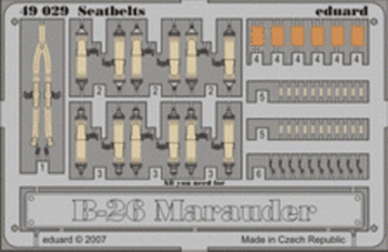 49029 1/48 B-26 seatbelts REVELL/MONOGRAM