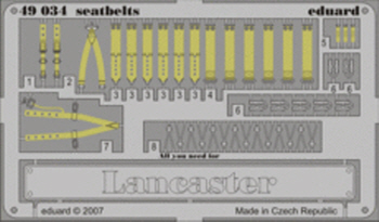 [사전 예약] 49034 1/48 Lancaster seatbelts TAMIYA