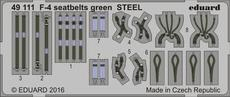 49111 1/48 F-4 seatbelts green STEEL