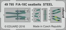 [사전 예약] 49795 1/48 F/A-18C seatbelts STEEL KINETIC