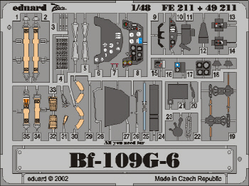 [사전 예약] FE211 1/48 Bf 109G-6 HASEGAWA