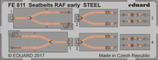 [사전 예약] FE811 1/48 Seatbelts RAF early STEEL