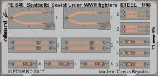 FE846 1/48 Seatbelts Soviet Union WWII fighters STEEL 1/48