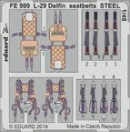 FE999 1/48 L-29 Delfin seatbelts STEEL 1/48 AMK