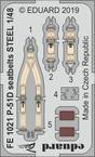 [사전 예약] FE1021 1/48 P-51D seatbelts STEEL 1/48 EDUARD