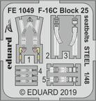 FE1049 1/48 F-16C Block 25 seatbelts STEEL 1/48 TAMIYA