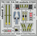 FE1195 1/48 F/A-18E seatbelts STEEL 1/48 MENG