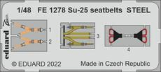 FE1278 1/48 Su-25 seatbelts STEEL 1/48 ZVEZDA