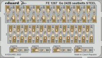 [사전 예약] FE1287 1/48 Go 242B seatbelts STEEL 1/48 ICM