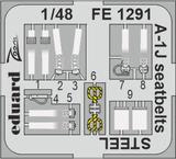 FE1291 1/48 A-1J seatbelts STEEL 1/48 TAMIYA