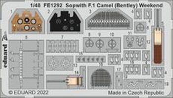 FE1292 1/48 Sopwith F.1 Camel (Bentley) Weekend 1/48 EDUARD