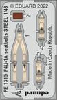 [사전 예약] FE1315 1/48 F4U-1A seatbelts STEEL 1/48 HOBBY BOSS