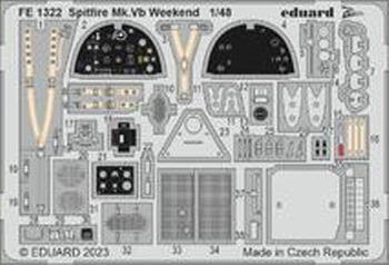 FE1322 1/48 Spitfire Mk.Vb Weekend 1/48 EDUARD