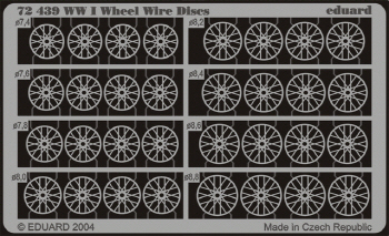 72439 1/72 WWI Wheel Wire Discs