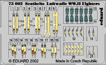 73002 1/72 Seatbelts Luftwaffe WWII Fighters